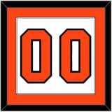 Philadelphia Number (Back) - Home White (1983-2007) - Single Mat 1