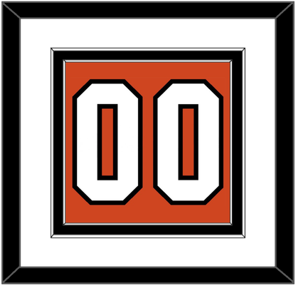 Philadelphia Number (Back) - Home Orange - Signature Tier 1