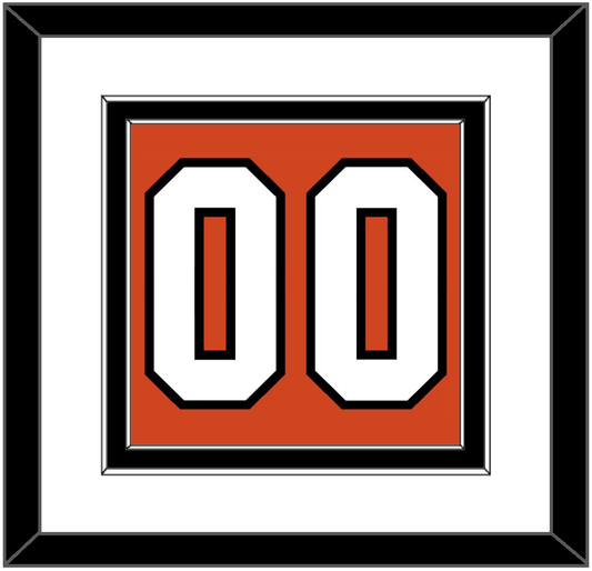 Philadelphia Number (Back) - Home Orange - Signature Tier 1