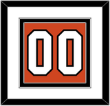 Philadelphia Number (Back) - Home Orange - Double Mat 1