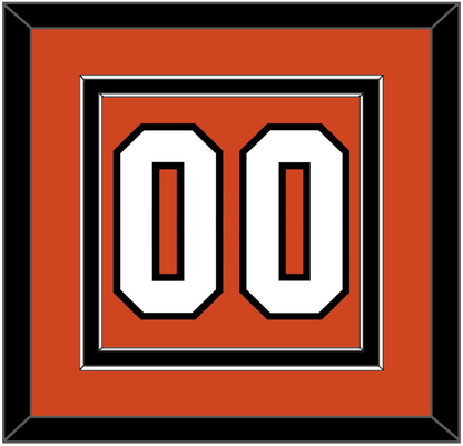 Philadelphia Number (Back) - Home Orange - Signature Tier 2