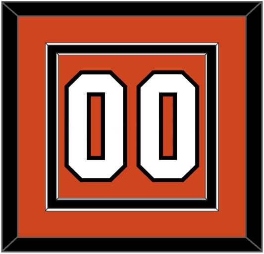 Philadelphia Number (Back) - Home Orange - Signature Tier 2