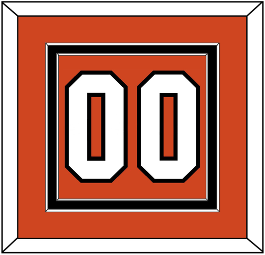 Philadelphia Number (Back) - Home Orange - Signature Tier 2