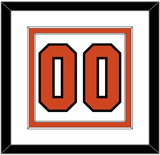 Philadelphia Number (Back) - Road White - Double Mat 1