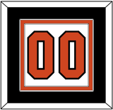 Philadelphia Number (Back) - Road White - Double Mat 3