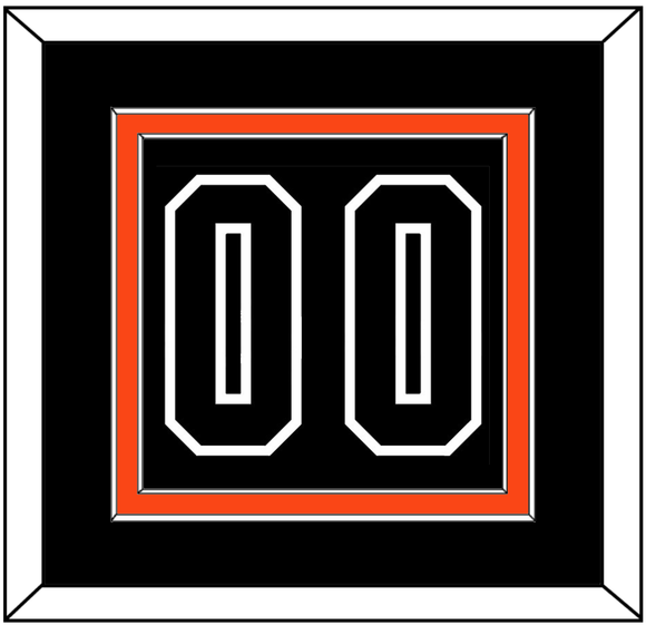 Philadelphia Number (Back) - Alternate Black - Double Mat 2