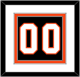 Philadelphia Number (Back) - Home Black (2007-2010) - Double Mat 1