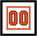 Philadelphia Number (Back) - Road White (2007-2010) - Double Mat 1