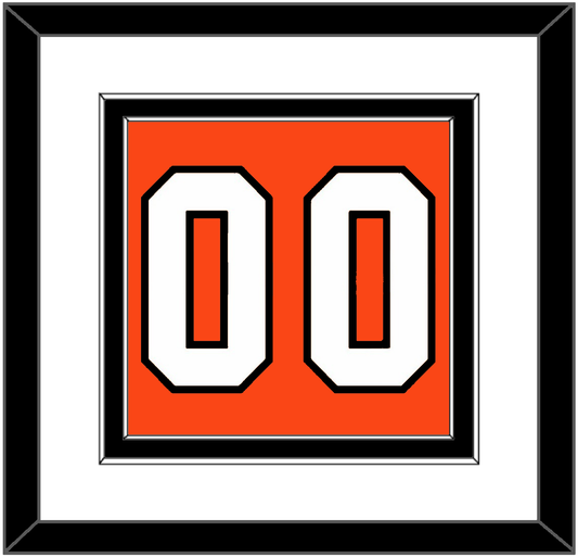 Philadelphia Number (Back) - Road Orange (1983-2001) - Signature Tier 1