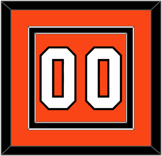 Philadelphia Number (Back) - Road Orange (1983-2001) - Signature Tier 2