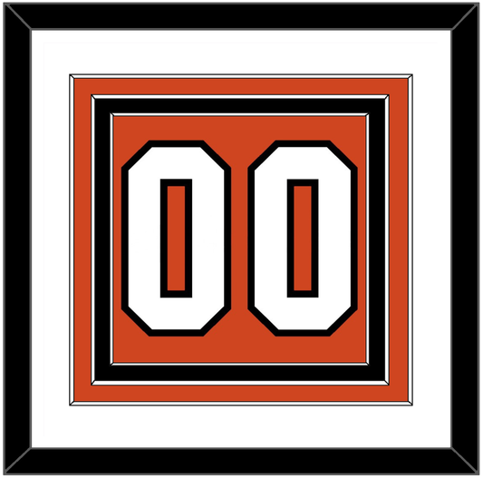 Philadelphia Number (Back) - Home Orange - Premier Tier 1