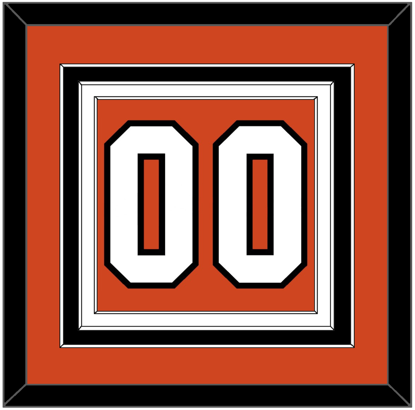 Philadelphia Number (Back) - Home Orange - Premier Tier 2
