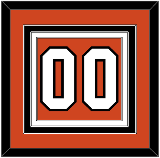 Philadelphia Number (Back) - Home Orange - Premier Tier 2