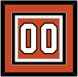 Philadelphia Number (Back) - Home Orange - Triple Mat 2