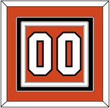 Philadelphia Number (Back) - Home Orange - Triple Mat 2