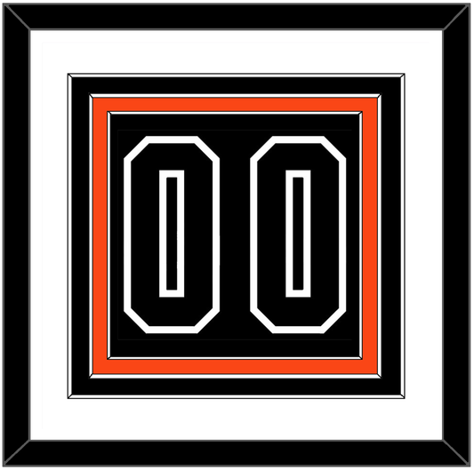 Philadelphia Number (Back) - Alternate Black - Premier Tier 1