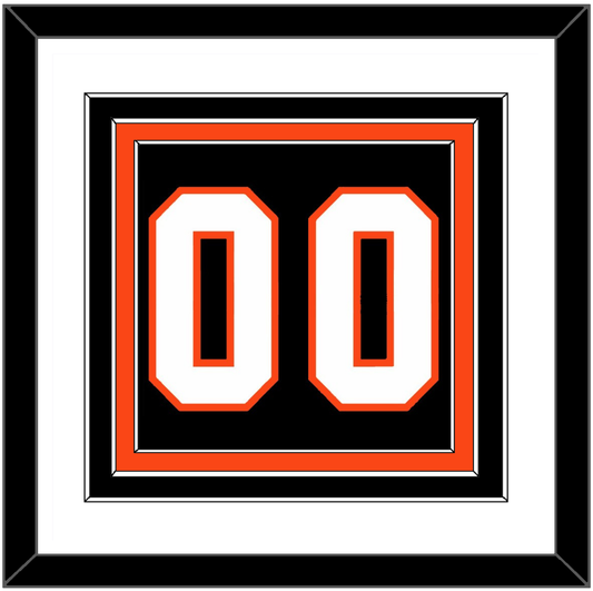 Philadelphia Number (Back) - Home Black (2007-2010) - Premier Tier 1