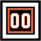 Philadelphia Number (Back) - Home Black (2007-2010) - Triple Mat 1