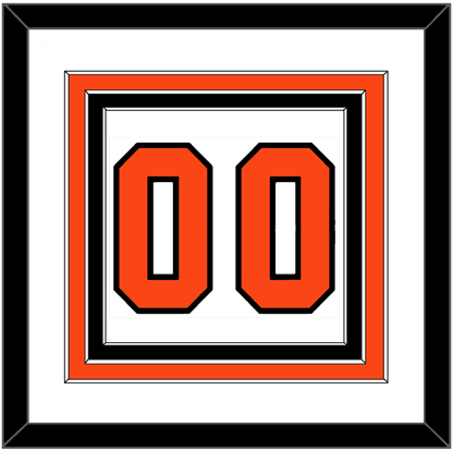 Philadelphia Number (Back) - Road White (2007-2010) - Premier Tier 1