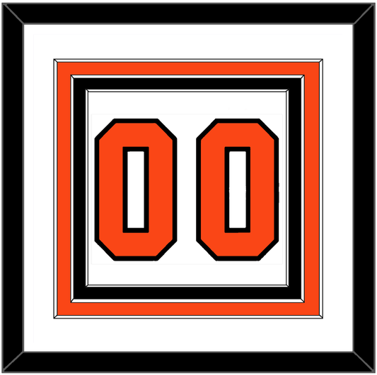 Philadelphia Number (Back) - Road White (2007-2010) - Premier Tier 1