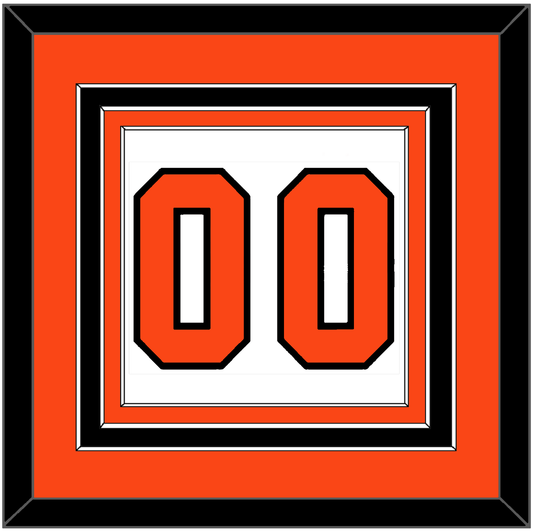 Philadelphia Number (Back) - Road White (2007-2010) - Premier Tier 2