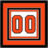 Philadelphia Number (Back) - Home White (1983-2007) - Triple Mat 2