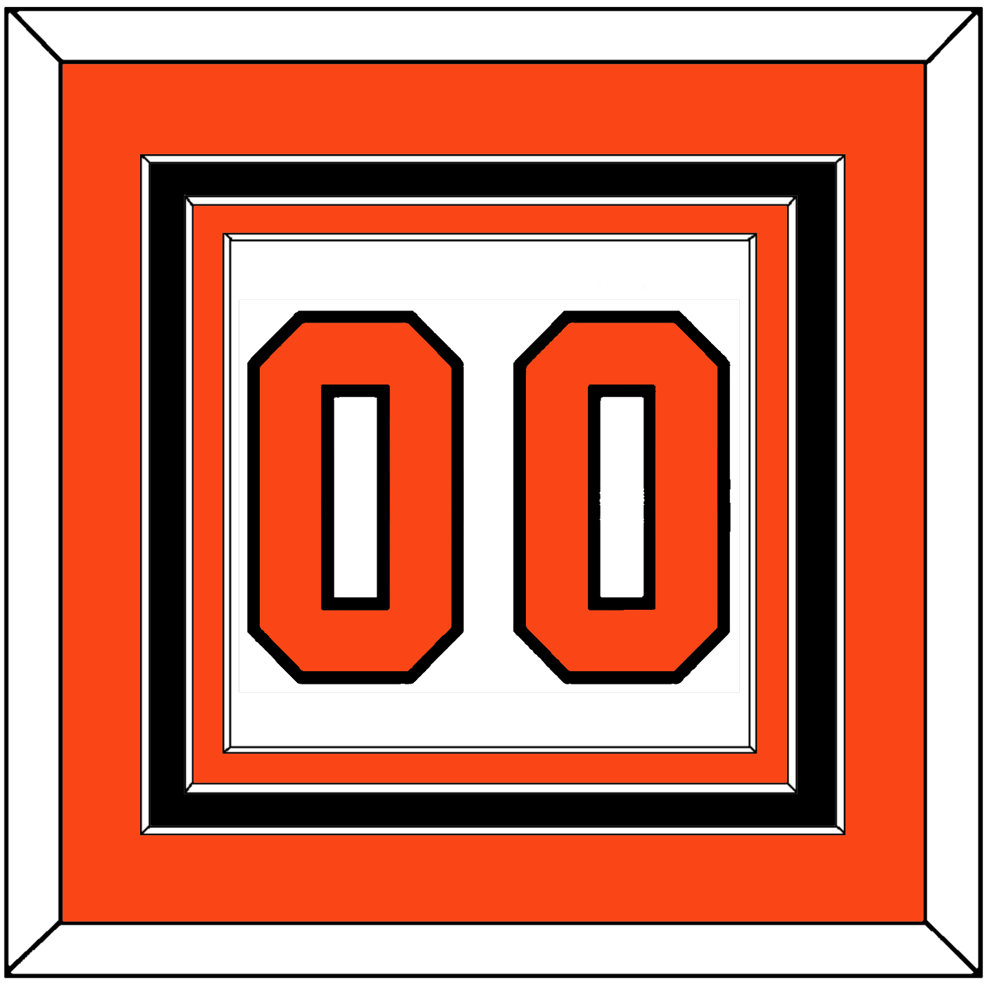 Philadelphia Number (Back) - Road White (2007-2010) - Premier Tier 2