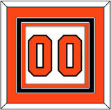 Philadelphia Number (Back) - Home White (1983-2007) - Triple Mat 2