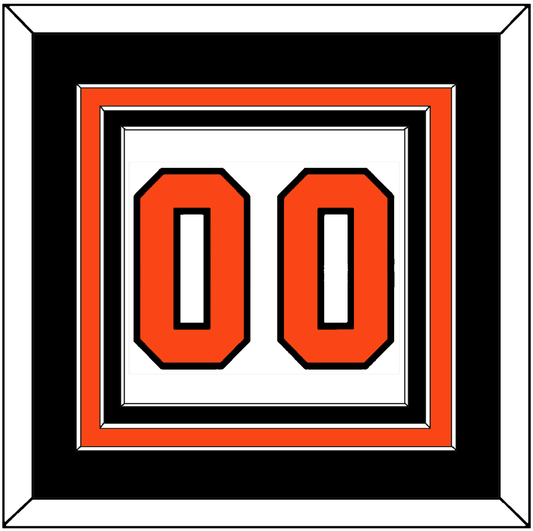 Philadelphia Number (Back) - Road White (2007-2010) - Premier Tier 3