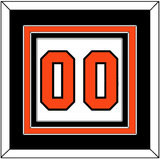 Philadelphia Number (Back) - Home White (1983-2007) - Triple Mat 3