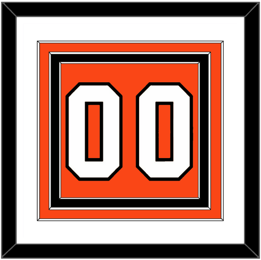 Philadelphia Number (Back) - Road Orange (1983-2001) - Premier Tier 1