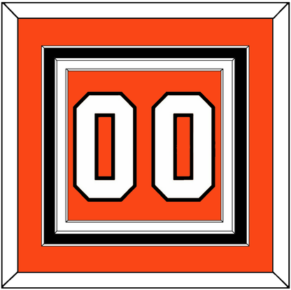 Philadelphia Number (Back) - Road Orange (1983-2001) - Premier Tier 2