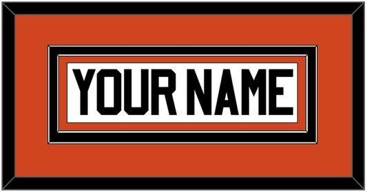 Philadelphia Nameplate - Home Orange - Signature Tier 2