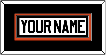 Philadelphia Nameplate - Home Orange - Signature Tier 3