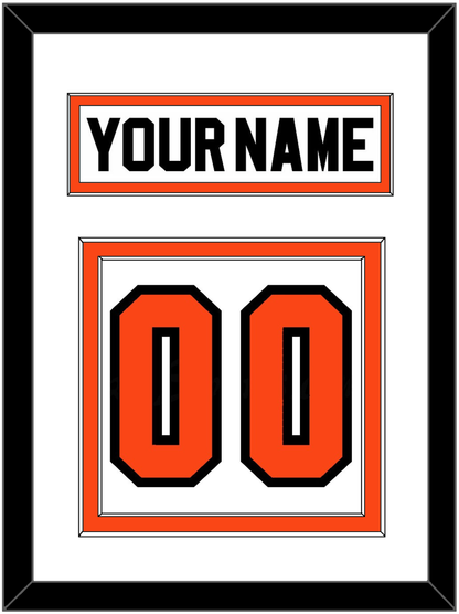 Philadelphia Nameplate & Number (Back) - Road White (2007-2010) - Signature Tier 1