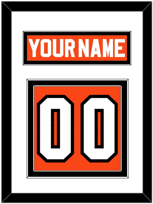 Philadelphia Nameplate & Number (Back) - Road Orange (1977-1983) - Signature Tier 1