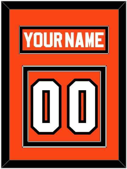 Philadelphia Nameplate & Number (Back) - Road Orange (1977-1983) - Signature Tier 2