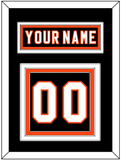 Philadelphia Nameplate & Number (Back) - Home Black (2007-2010) - Triple Mat 2
