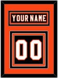 Philadelphia Nameplate & Number (Back) - Home Black (2007-2010) - Triple Mat 3