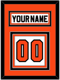 Philadelphia Nameplate & Number (Back) - Home White (1983-2007) - Triple Mat 2