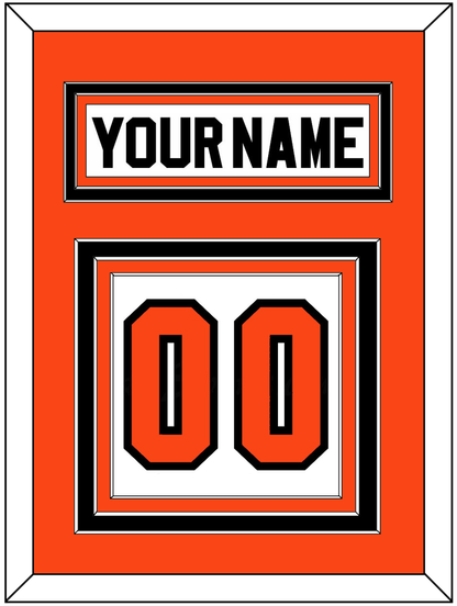 Philadelphia Nameplate & Number (Back) - Road White (2007-2010) - Premier Tier 2