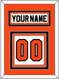 Philadelphia Nameplate & Number (Back) - Home White (1983-2007) - Triple Mat 2