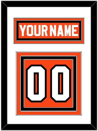 Philadelphia Nameplate & Number (Back) - Road Orange (1983-2001) - Premier Tier 1