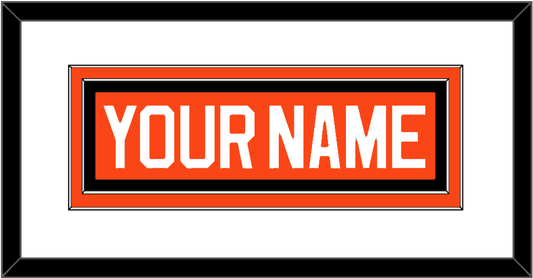 Philadelphia Nameplate - Road Orange (1983-2001) - Signature Tier 1
