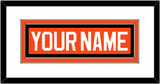Philadelphia Nameplate - Road Orange (1977-1983) - Double Mat 1