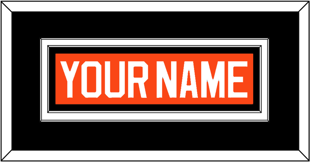 Philadelphia Nameplate - Road Orange (1977-1983) - Signature Tier 3