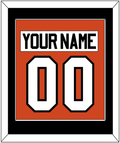 Philadelphia Nameplate & Number (Back) Combined - Home Orange - Essential Tier 2