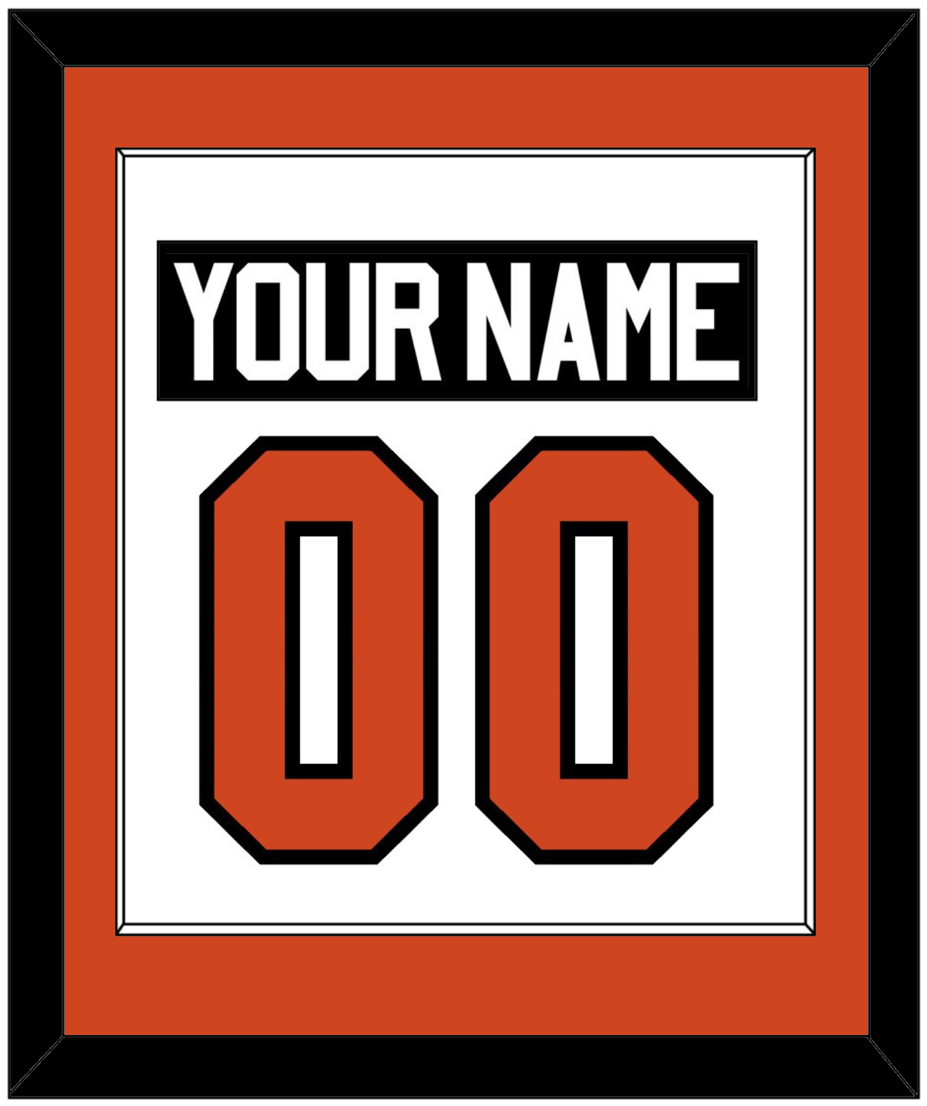 Philadelphia Nameplate & Number (Back) Combined - Road White - Essential Tier 1