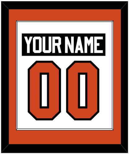 Philadelphia Nameplate & Number (Back) Combined - Road White - Essential Tier 1