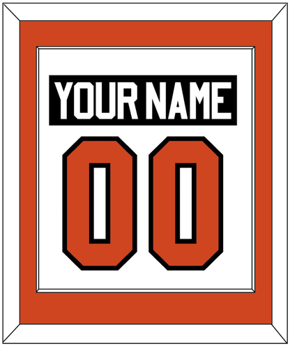 Philadelphia Nameplate & Number (Back) Combined - Road White - Essential Tier 1